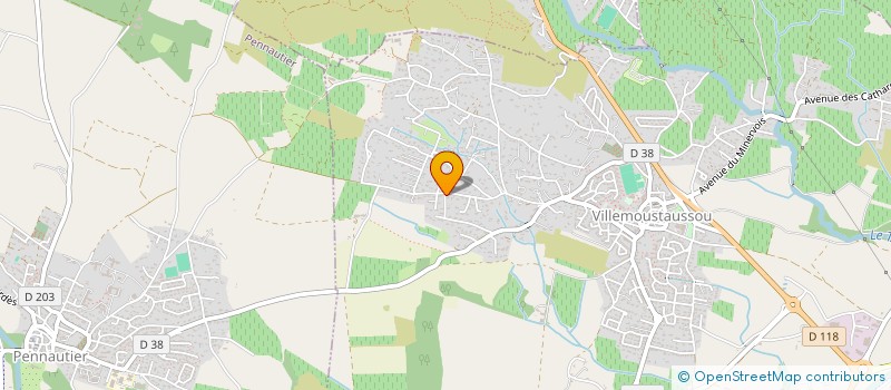 localisation de l'entreprise SCI CALGIR à VILLEMOUSTAUSSOU