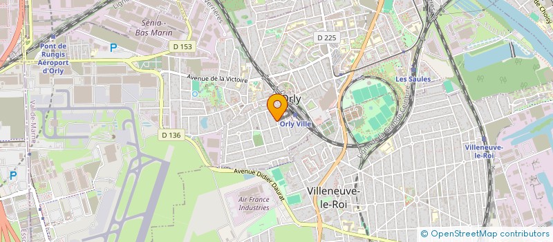 localisation de l'entreprise SCI CALHEIROS  ORLY