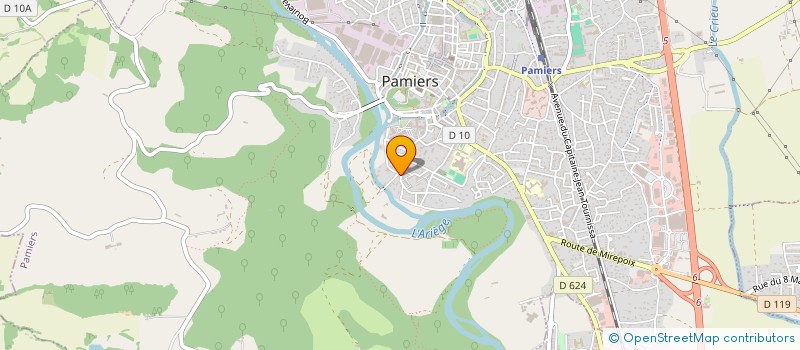 localisation de l'entreprise SCI CALI à PAMIERS