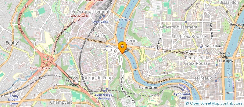 localisation de l'entreprise SCI CALI  LYON