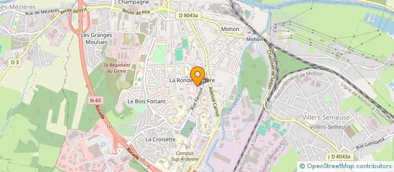 localisation de l'entreprise SCI CALI  CHARLEVILLE-MEZIERES
