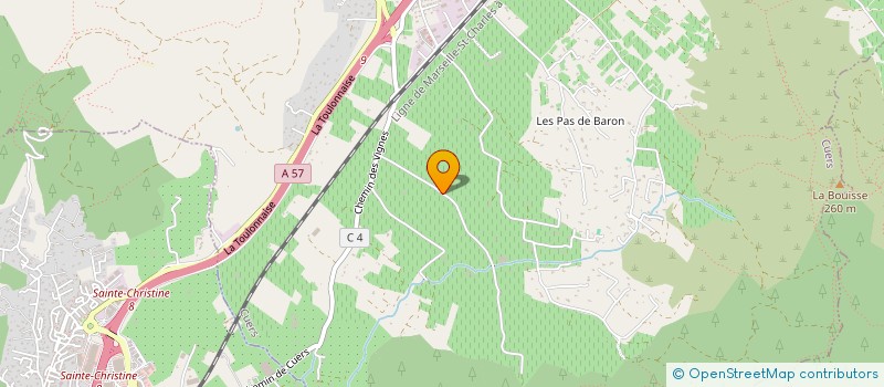 localisation de l'entreprise SCI CALI  CUERS