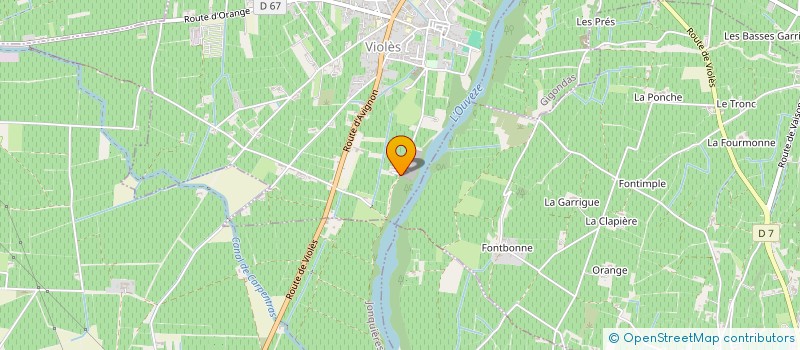 localisation de l'entreprise SCI CALI  VIOLES