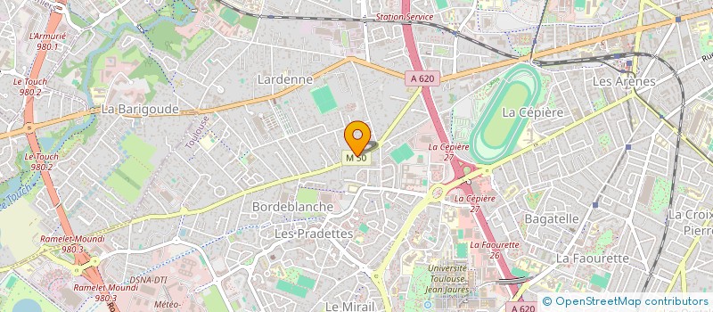 localisation de l'entreprise SCI CALI à TOULOUSE