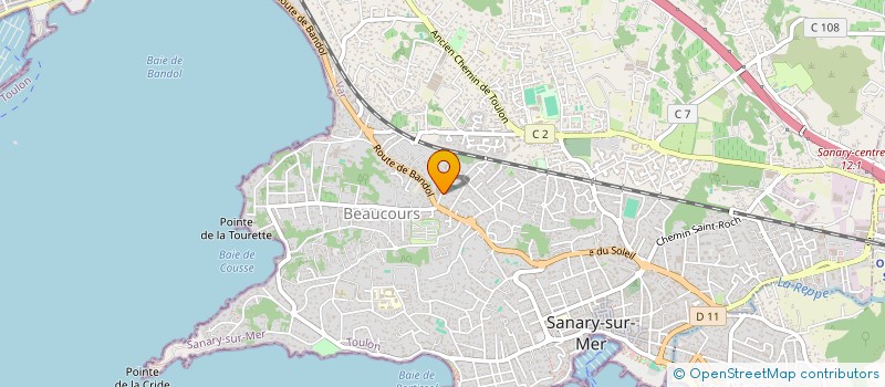 localisation de l'entreprise SCI CALIA à SANARY-SUR-MER