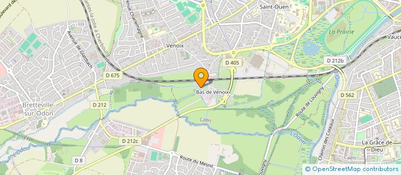 localisation de l'entreprise SCI CALICE  CAEN