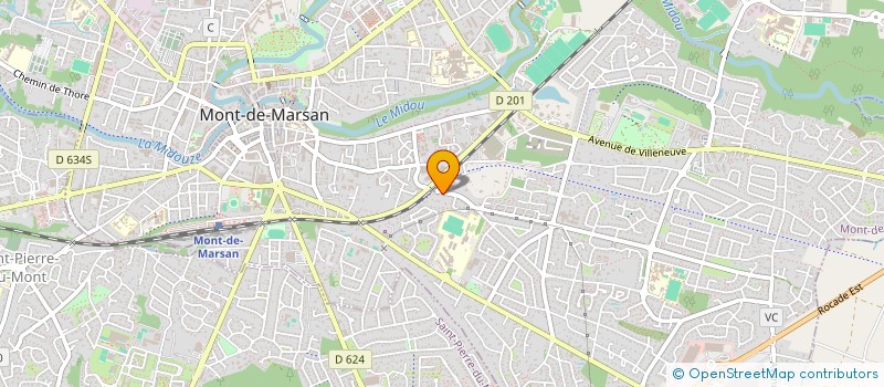 localisation de l'entreprise SCI CALICE à MONT-DE-MARSAN