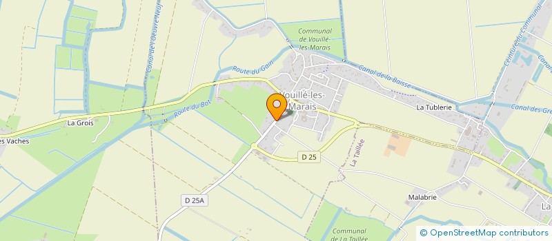 localisation de l'entreprise SCI CALICE  VOUILLE-LES-MARAIS