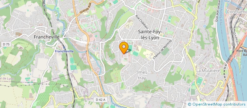 localisation de l'entreprise SCI CALICEO NOISY LE GRAND  SAINTE-FOY-LES-LYON