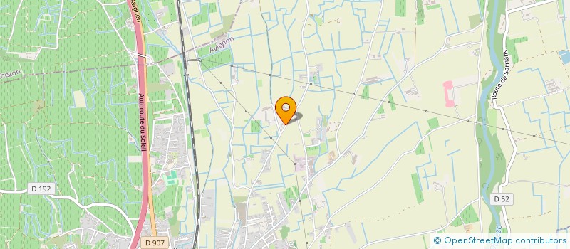 localisation de l'entreprise SCI CALIE  BEDARRIDES