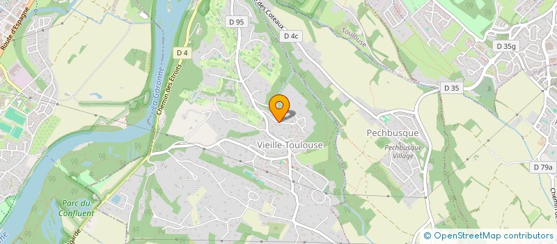 localisation de l'entreprise SCI CALIE  VIEILLE-TOULOUSE