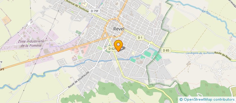 localisation de l'entreprise SCI CALIE  REVEL