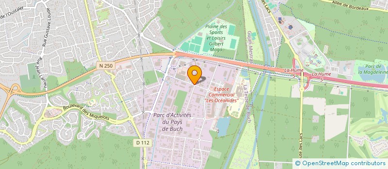localisation de l'entreprise SCI CALIE à LA TESTE-DE-BUCH