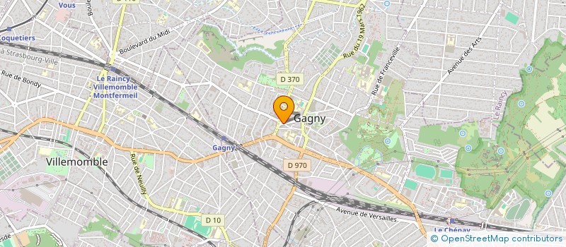localisation de l'entreprise SCI CALIENTE à GAGNY