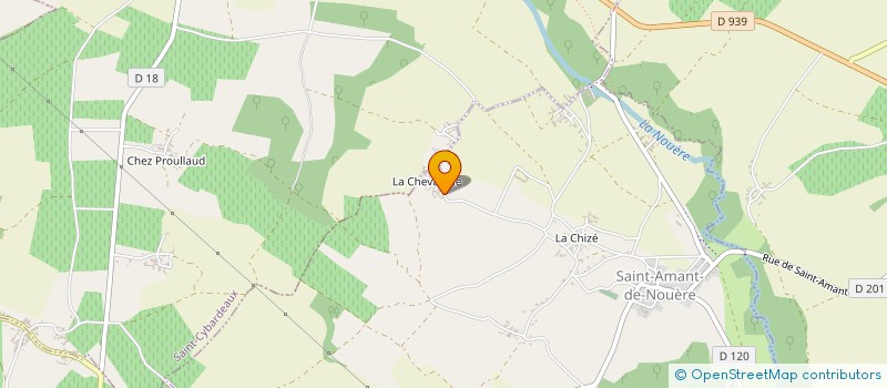 localisation de l'entreprise SCI CALIERI-PIERRES à SAINT-AMANT-DE-NOUERE