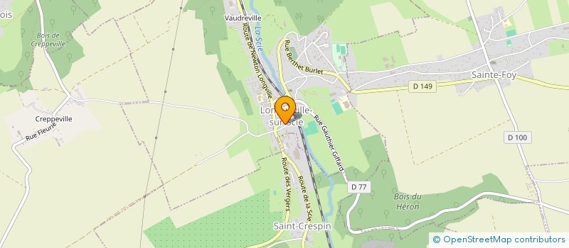 localisation de l'entreprise SCI CALIETTE  LONGUEVILLE-SUR-SCIE