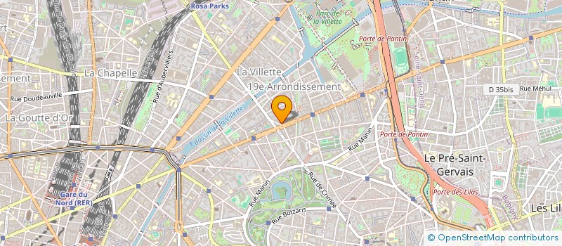 localisation de l'entreprise SCI CALIEZ JAURES  PARIS