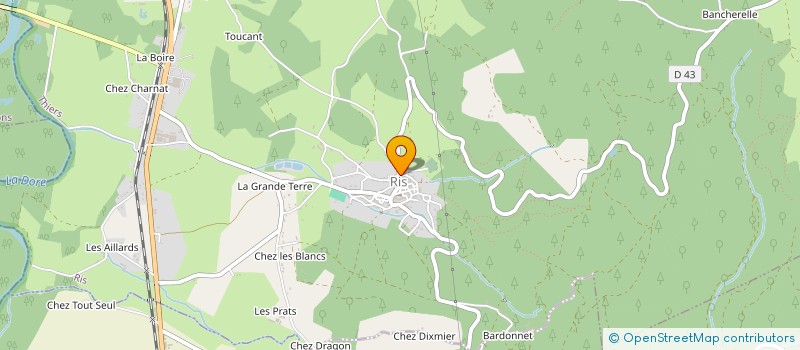 localisation de l'entreprise SCI CALIFORNIA  LACHAUX