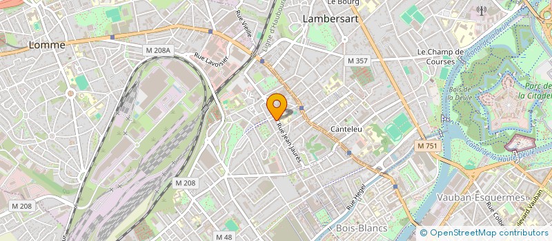 localisation de l'entreprise SCI CALIFORNIA DREAM à LILLE