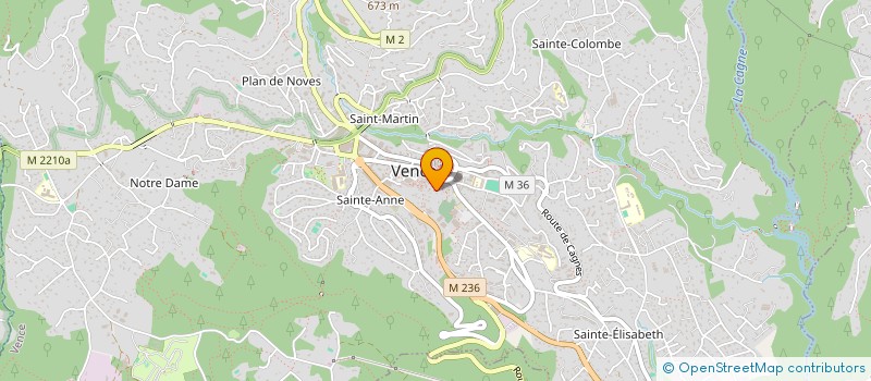 localisation de l'entreprise SCI CALIFORNIA SUN  VENCE