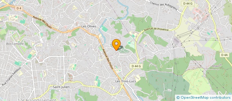 localisation de l'entreprise SCI CALIFORNIE à MARSEILLE