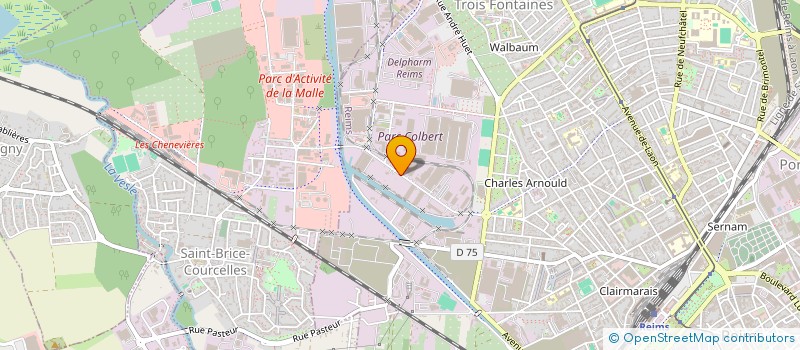 localisation de l'entreprise SCI CALIFORNIE  REIMS