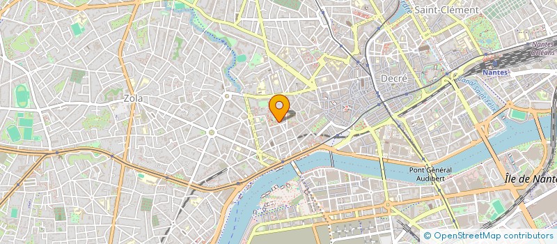 localisation de l'entreprise SCI CALIMA  NANTES