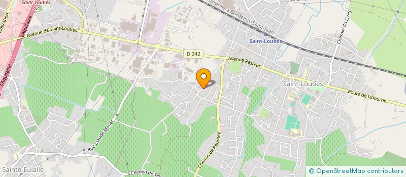 localisation de l'entreprise SCI CALIMERO  SAINT-LOUBES