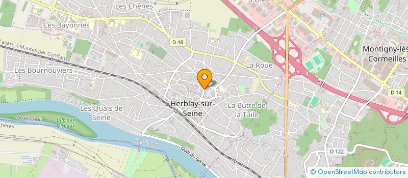 localisation de l'entreprise SCI CALIMMO  HERBLAY-SUR-SEINE