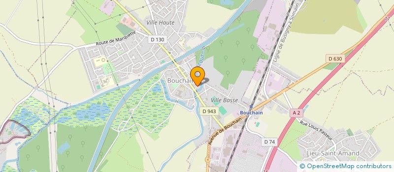 localisation de l'entreprise SCI CALINE à BOUCHAIN