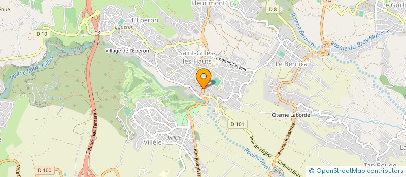 localisation de l'entreprise SCI CALINOUGA à SAINT-PAUL