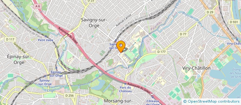 localisation de l'entreprise SCI CALIPAGE à SAVIGNY-SUR-ORGE