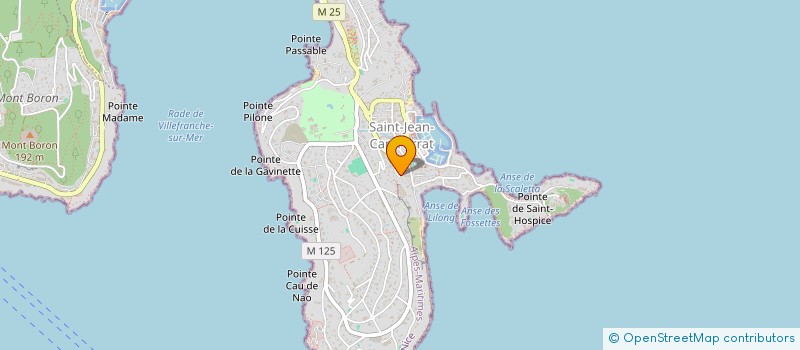 localisation de l'entreprise SCI CALIPSO 3000 à SAINT-JEAN-CAP-FERRAT