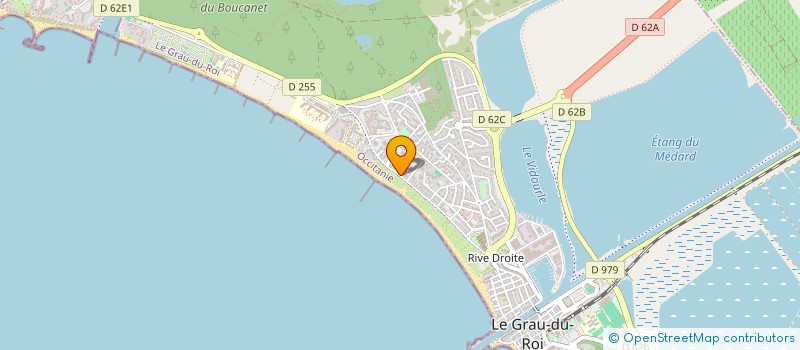 localisation de l'entreprise SCI CALIPSO  LE GRAU-DU-ROI