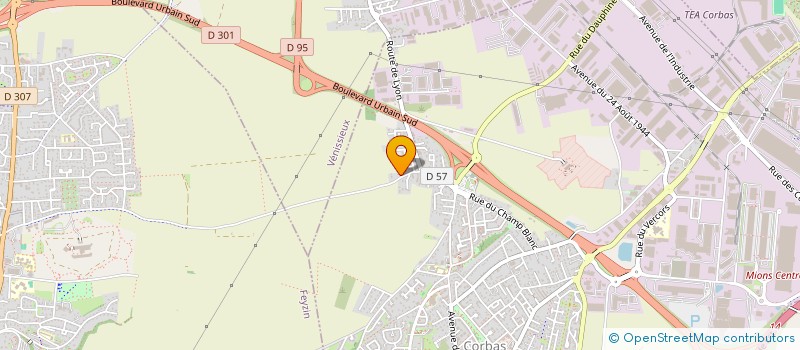 localisation de l'entreprise SCI CALIS PATRIMOINE à CORBAS