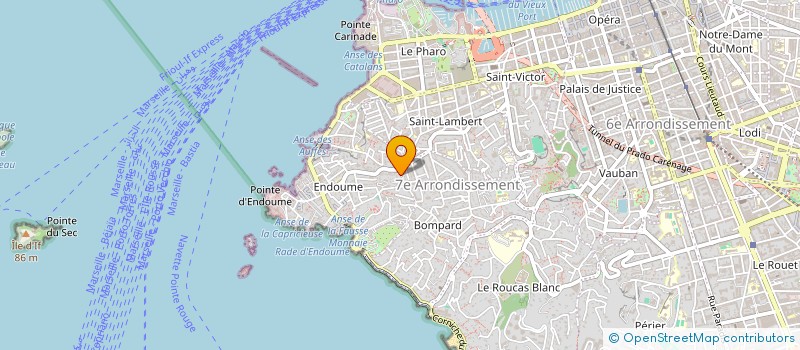 localisation de l'entreprise SCI CALISSON à MARSEILLE