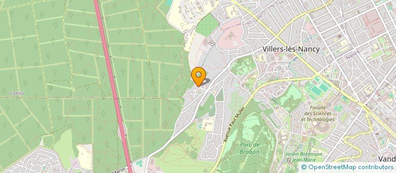 localisation de l'entreprise SCI CALITEO à VILLERS-LES-NANCY