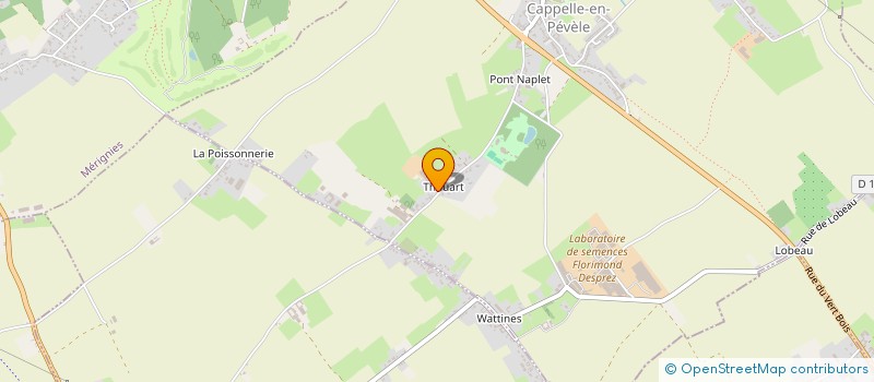 localisation de l'entreprise SCI CALIX  CAPPELLE-EN-PEVELE