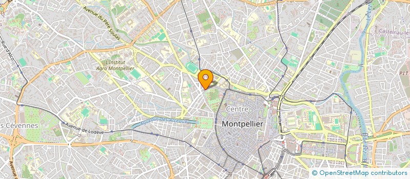 localisation de l'entreprise SCI CALJEAN à MONTPELLIER