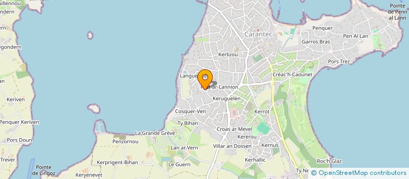 localisation de l'entreprise SCI CALLAC  CARANTEC