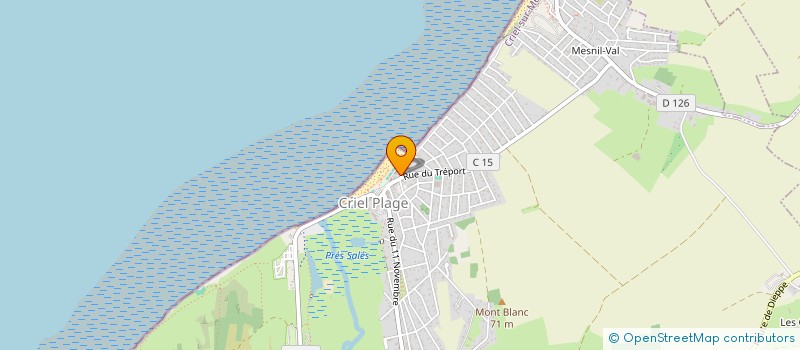 localisation de l'entreprise SCI CALLAGAN  CRIEL-SUR-MER