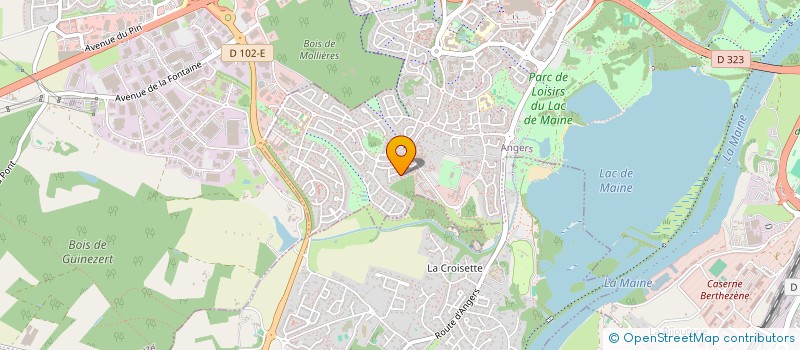 localisation de l'entreprise SCI CALLEN à ANGERS