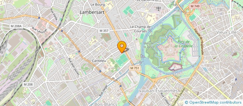 localisation de l'entreprise SCI CALLENS LECLERCQ à LAMBERSART