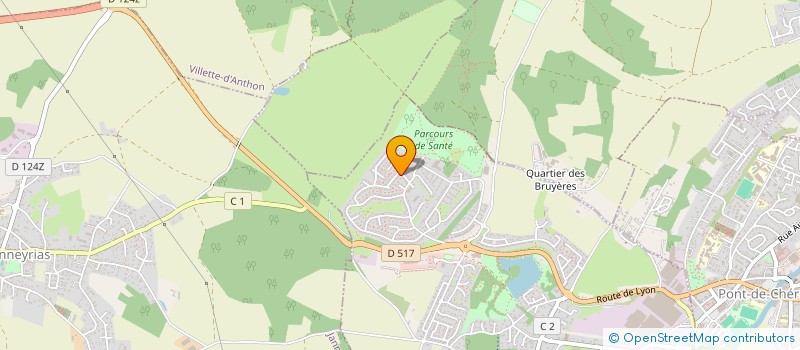 localisation de l'entreprise SCI CALLER  CHARVIEU-CHAVAGNEUX