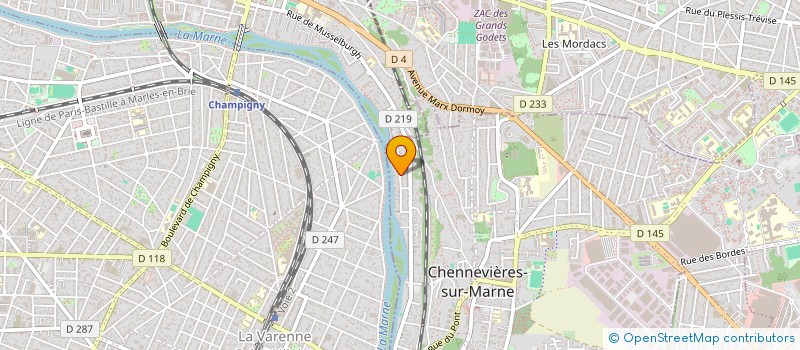 localisation de l'entreprise SCI CALLES  CHENNEVIERES-SUR-MARNE