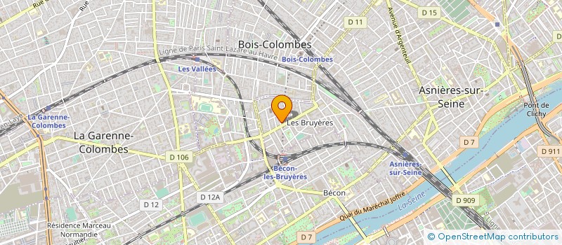 localisation de l'entreprise SCI CALLIBOUR à ASNIERES-SUR-SEINE