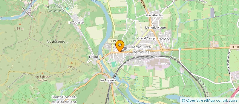 localisation de l'entreprise SCI CALLIMMO  REMOULINS