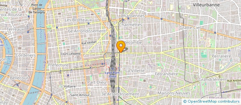 localisation de l'entreprise SCI CALLIOPE  LYON