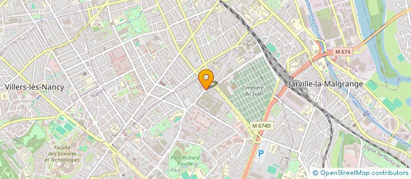 localisation de l'entreprise SCI CALLISTO  VANDUVRE-LES-NANCY