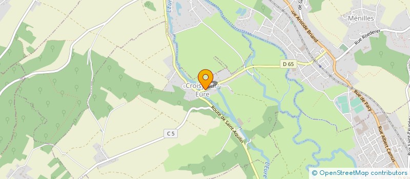 localisation de l'entreprise SCI CALLISTO IMMO  CROISY-SUR-EURE